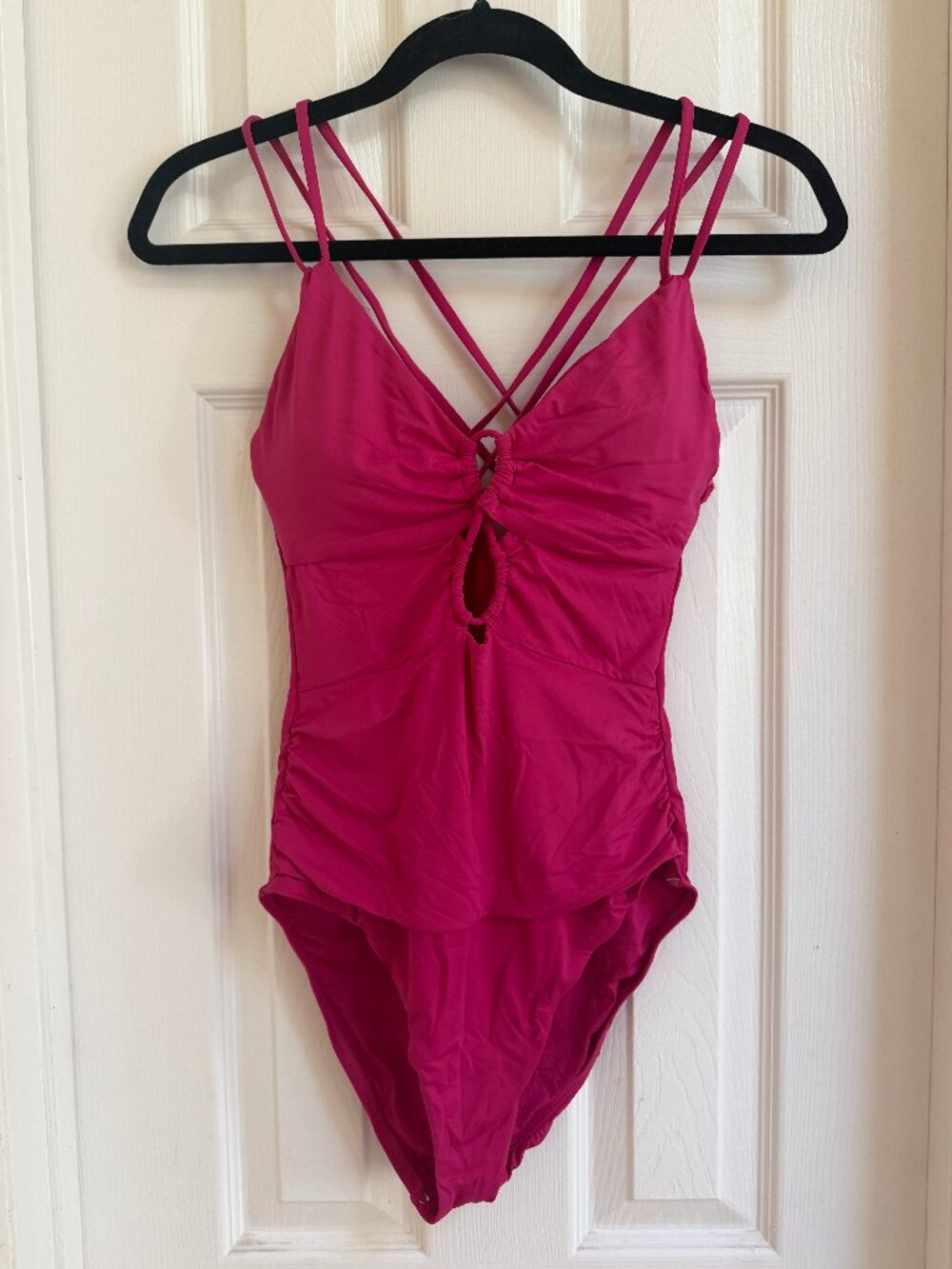 La Blanca Island Goddess Underwire Lace Up One Piece